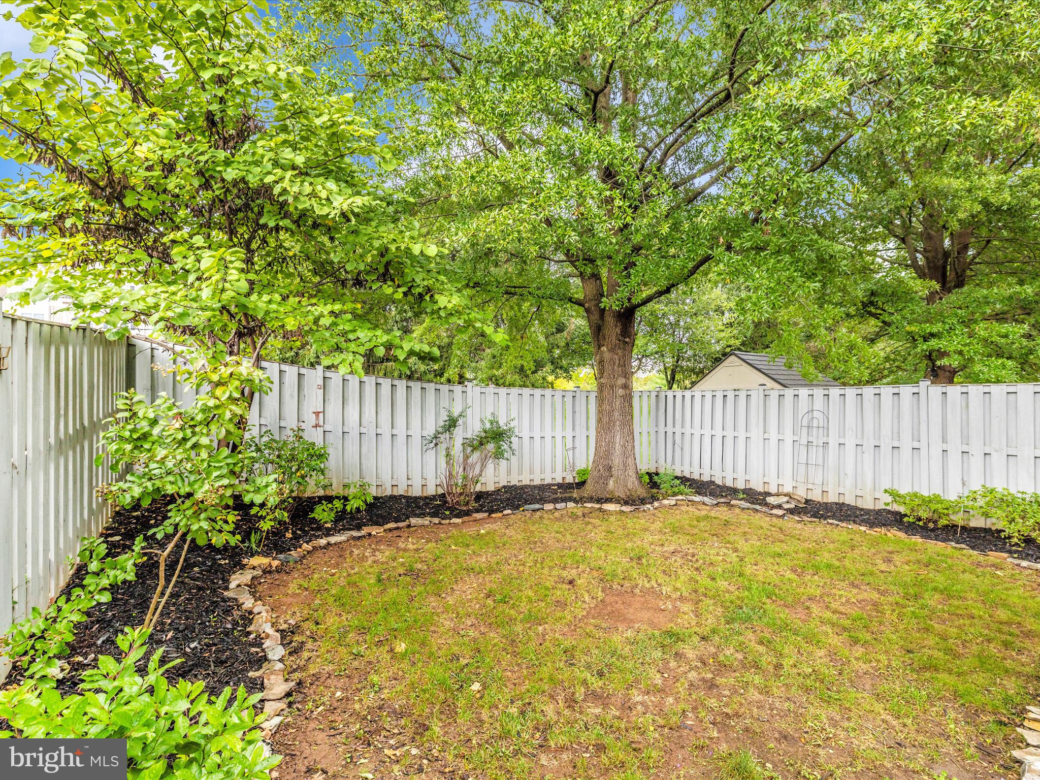 1801 Free Terrace Frederick, MD 21702 - Photo 47 of 62 a view of backyard with tree and wooden fence