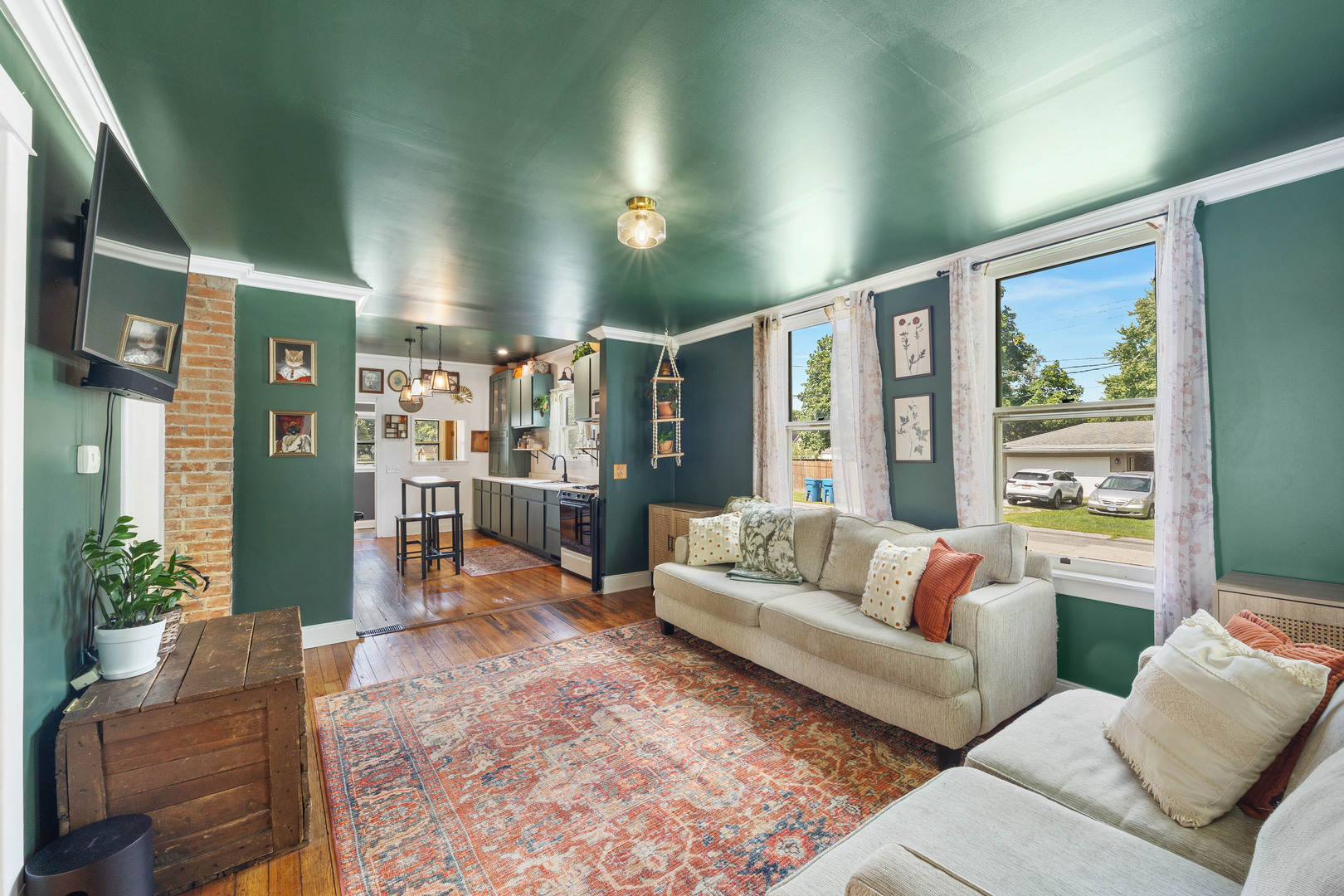 208 North East Street Lexington, IL 61753 - Photo 12 of 38 a living room with furniture and a large window