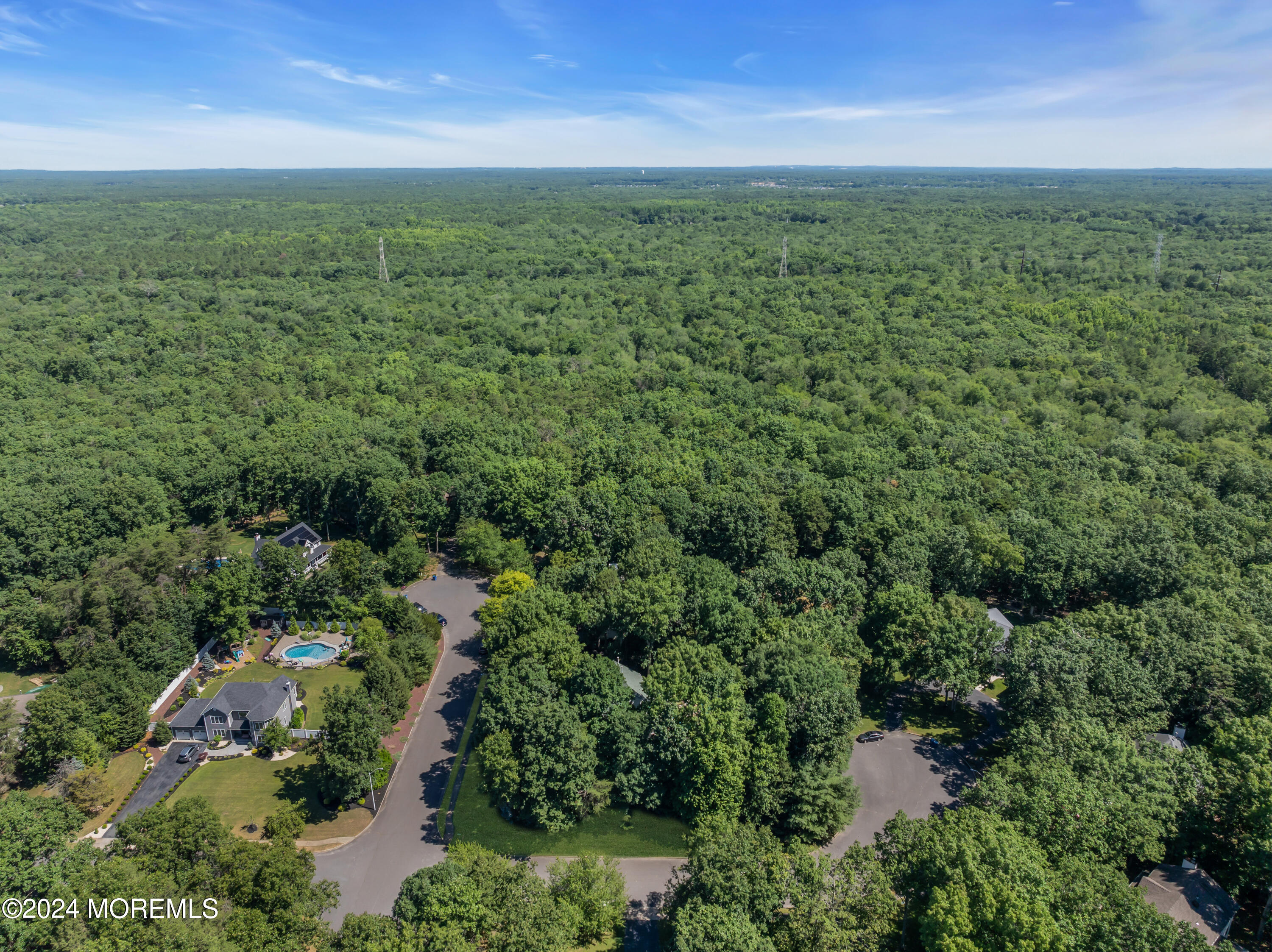 11 Dunhill Road Jackson, NJ 08527 - Photo 121 of 147 an aerial view of residential houses with outdoor space and trees
