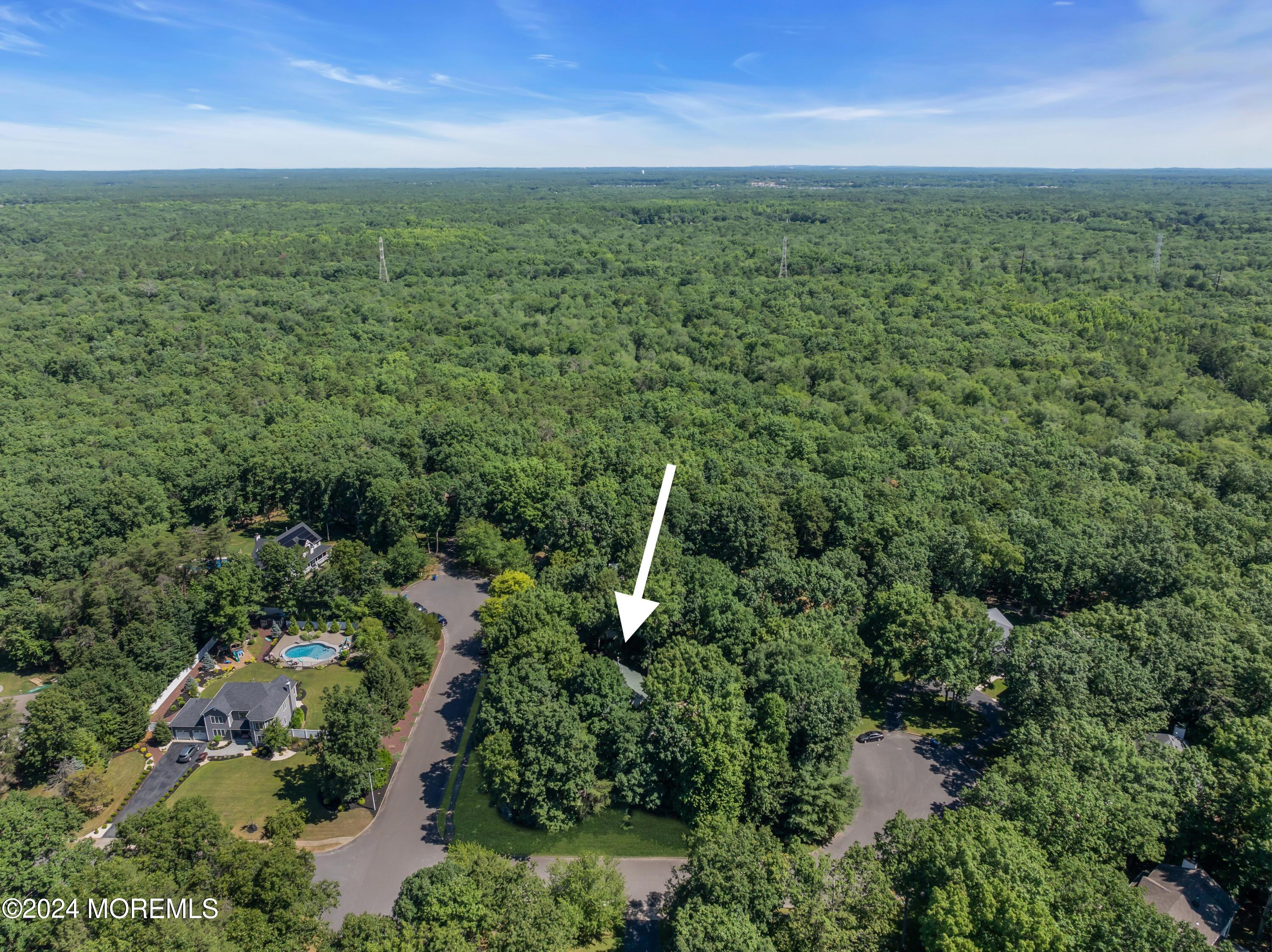 11 Dunhill Road Jackson, NJ 08527 - Photo 125 of 147 an aerial view of residential houses with outdoor space and trees