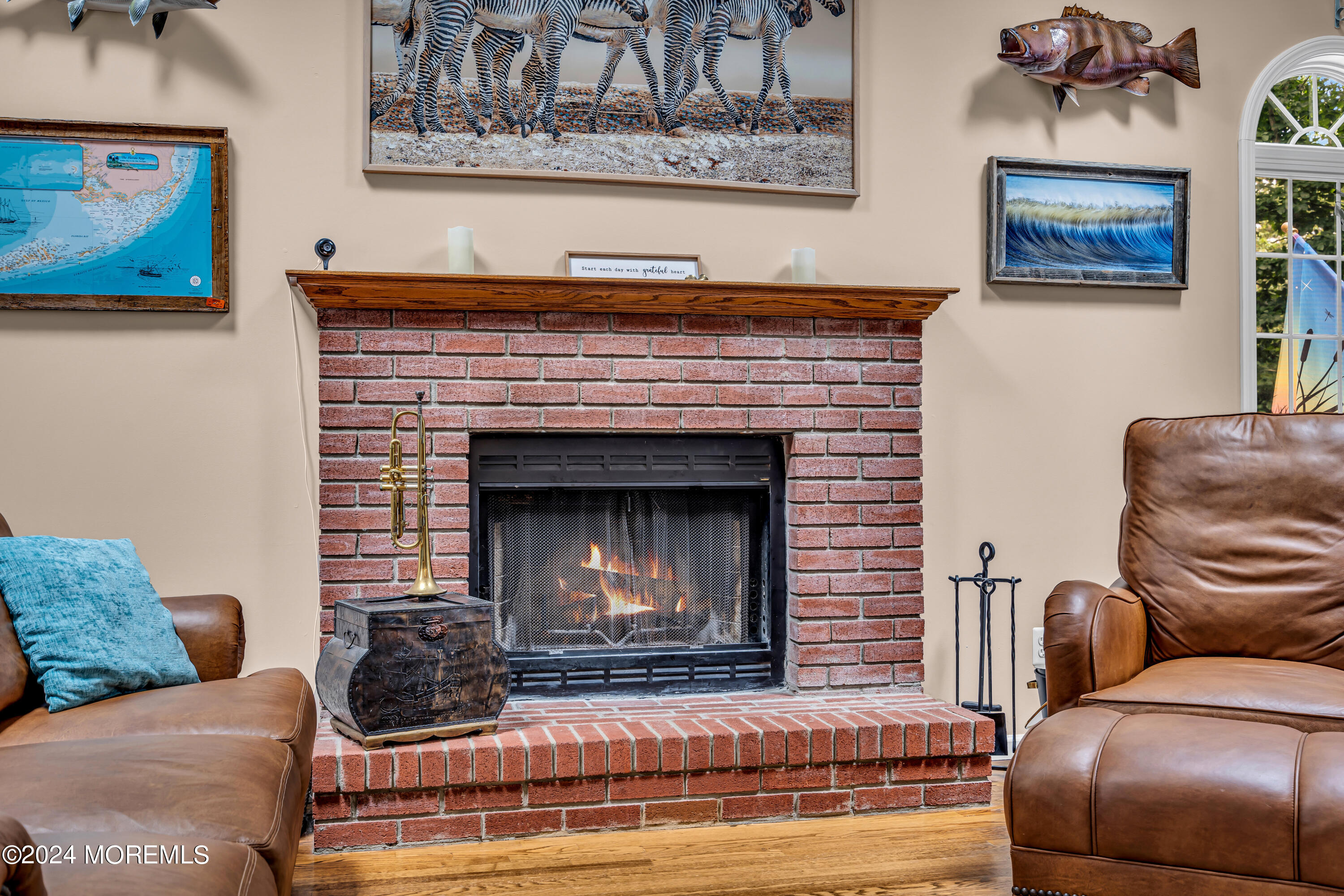 11 Dunhill Road Jackson, NJ 08527 - Photo 31 of 147 a living room with furniture and a fireplace