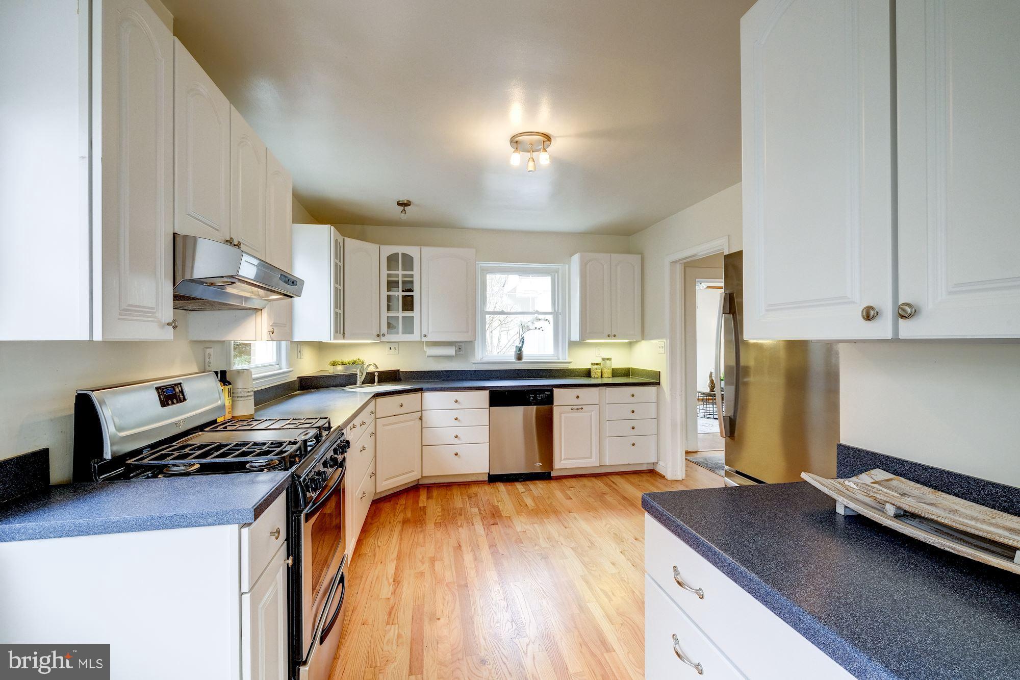 3121 Military Road Northwest Washington, DC 20015 - Photo 11 of 45 Renovated White Kitchen