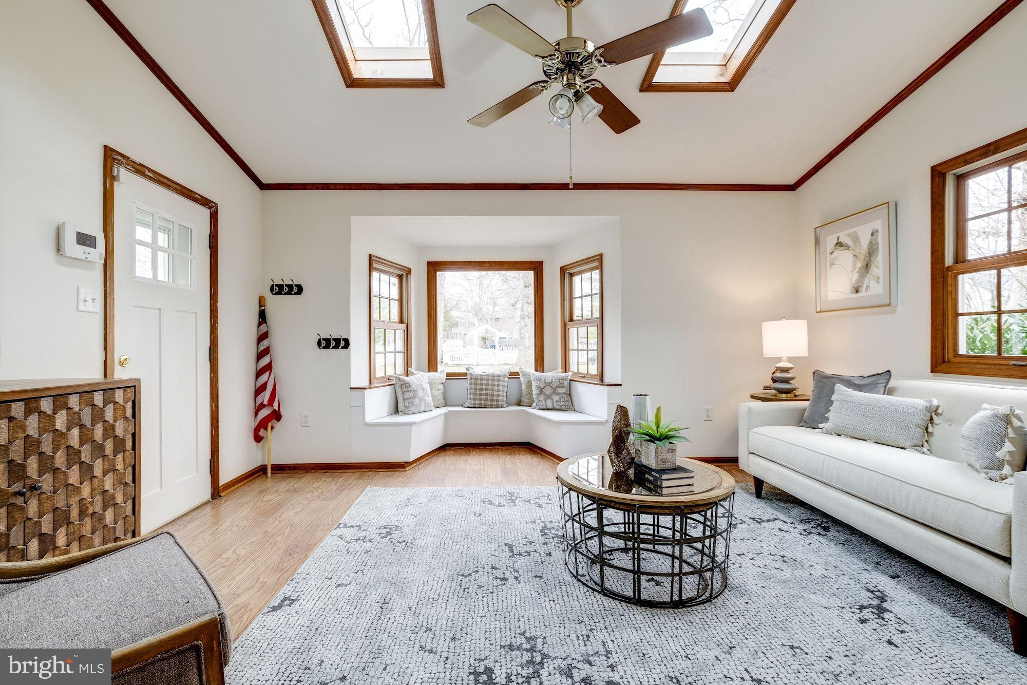 3121 Military Road Northwest Washington, DC 20015 - Photo 16 of 45 Rear Family Room with Skylights