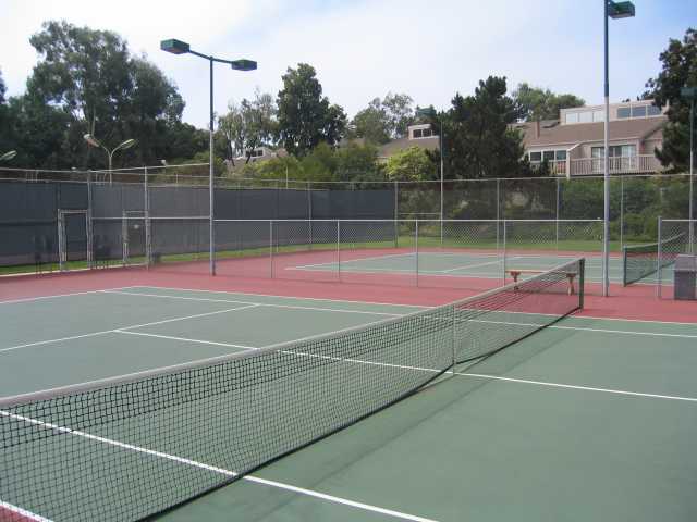 1751 Whitehall Road Encinitas, CA 92024 - Photo 16 of 17 Five tennis courts with lights for night time play.