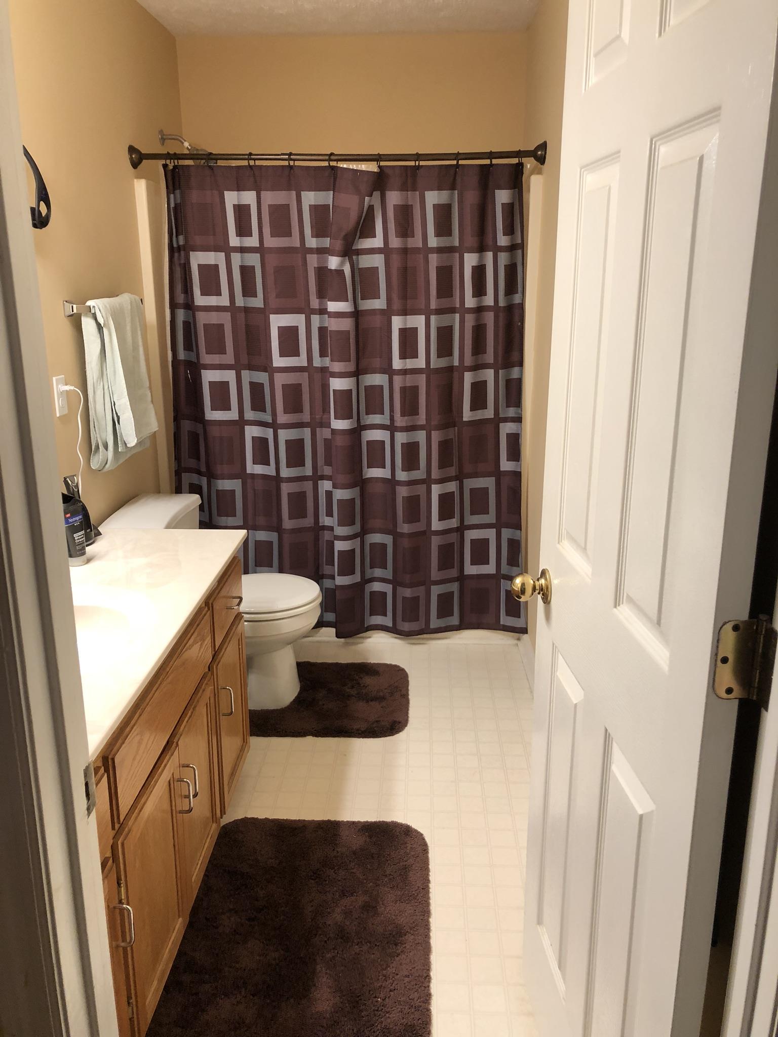 109 Brookside Point Springfield, TN 37172 - Photo 25 of 26 a bathroom with a sink a toilet a window and a shower