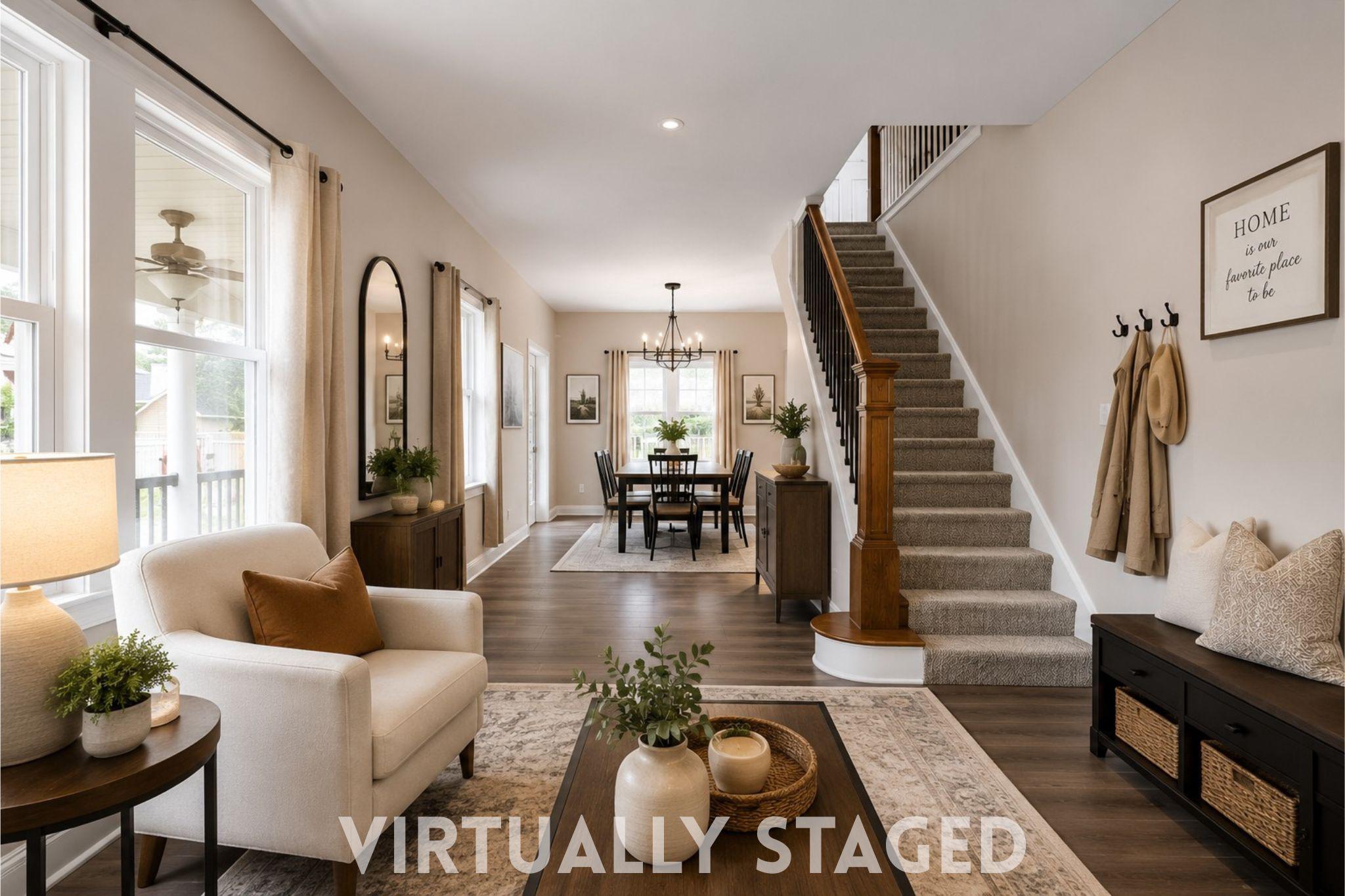 130 East Hancock Street Riverside, NJ 08075 - Photo 6 of 28 Virtually Staged modern entryway