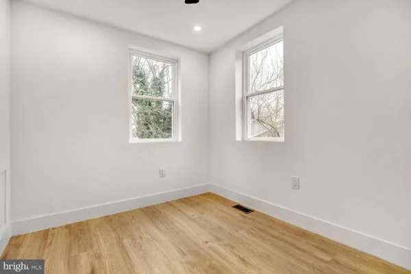 wooden floor in an empty room