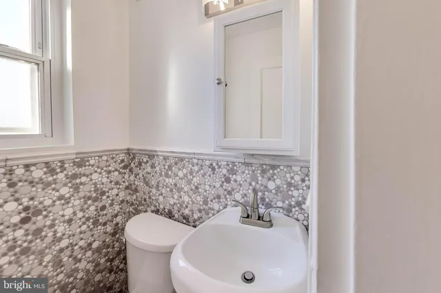 a bathroom with a sink and a toilet