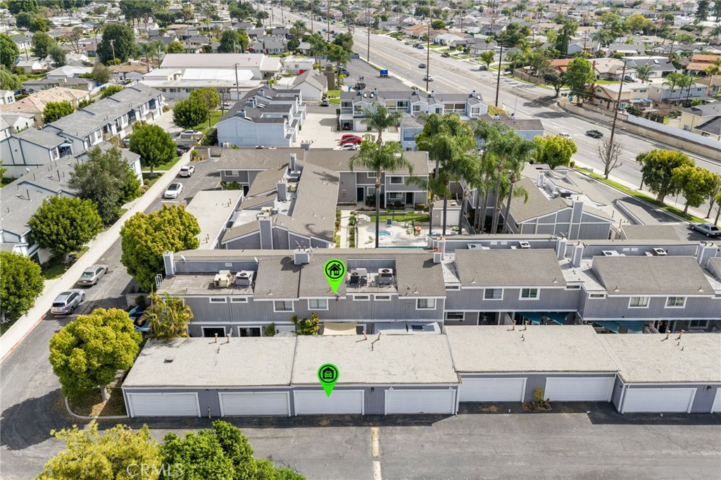 15251 Leffingwell Road, Unit 8 Whittier, CA 90604 - Photo 25 of 30 an aerial view of a building with outdoor space