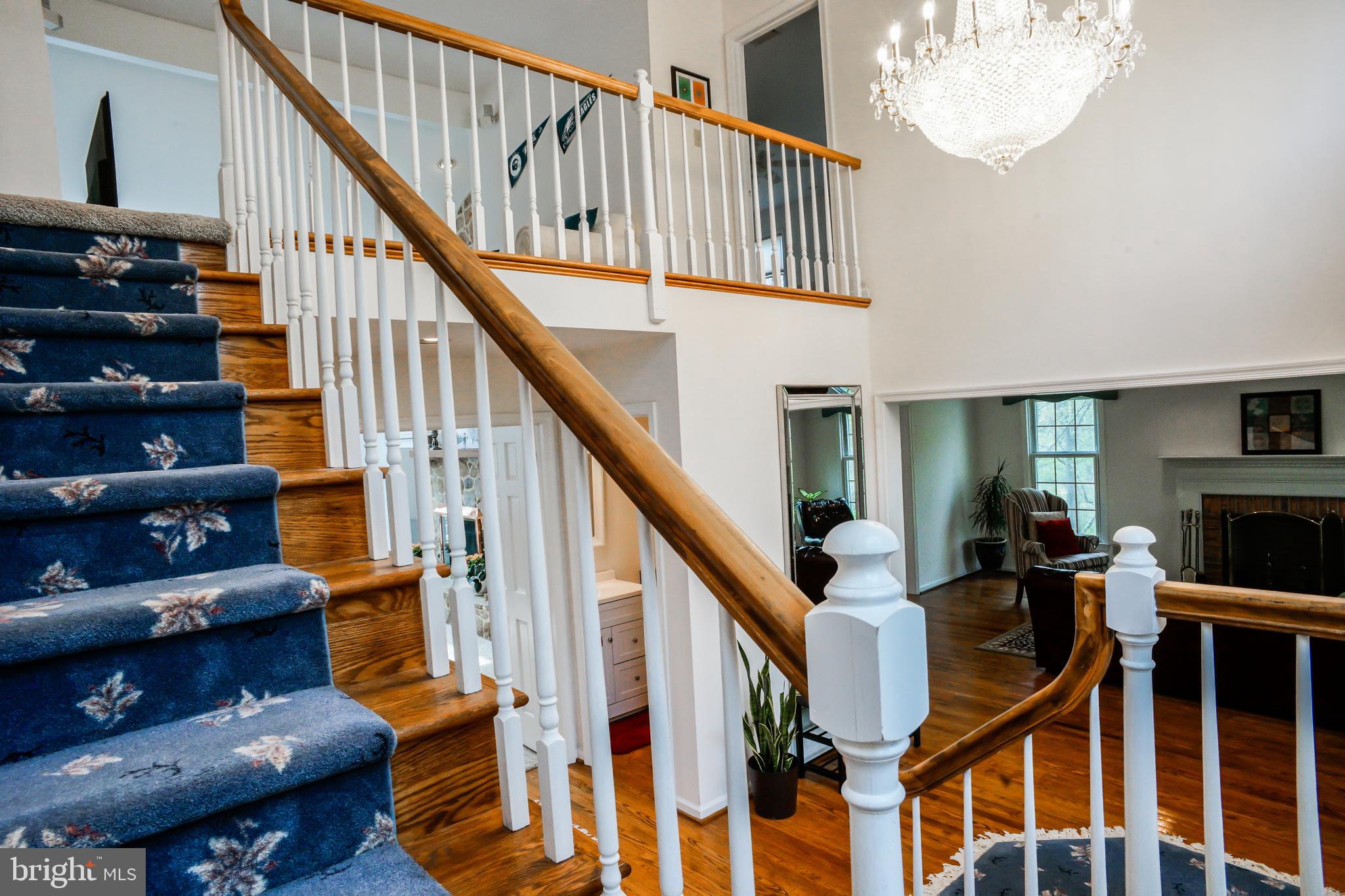 4 Beechwood Circle Chadds Ford, PA 19317 - Photo 46 of 129 Stairs to upper level