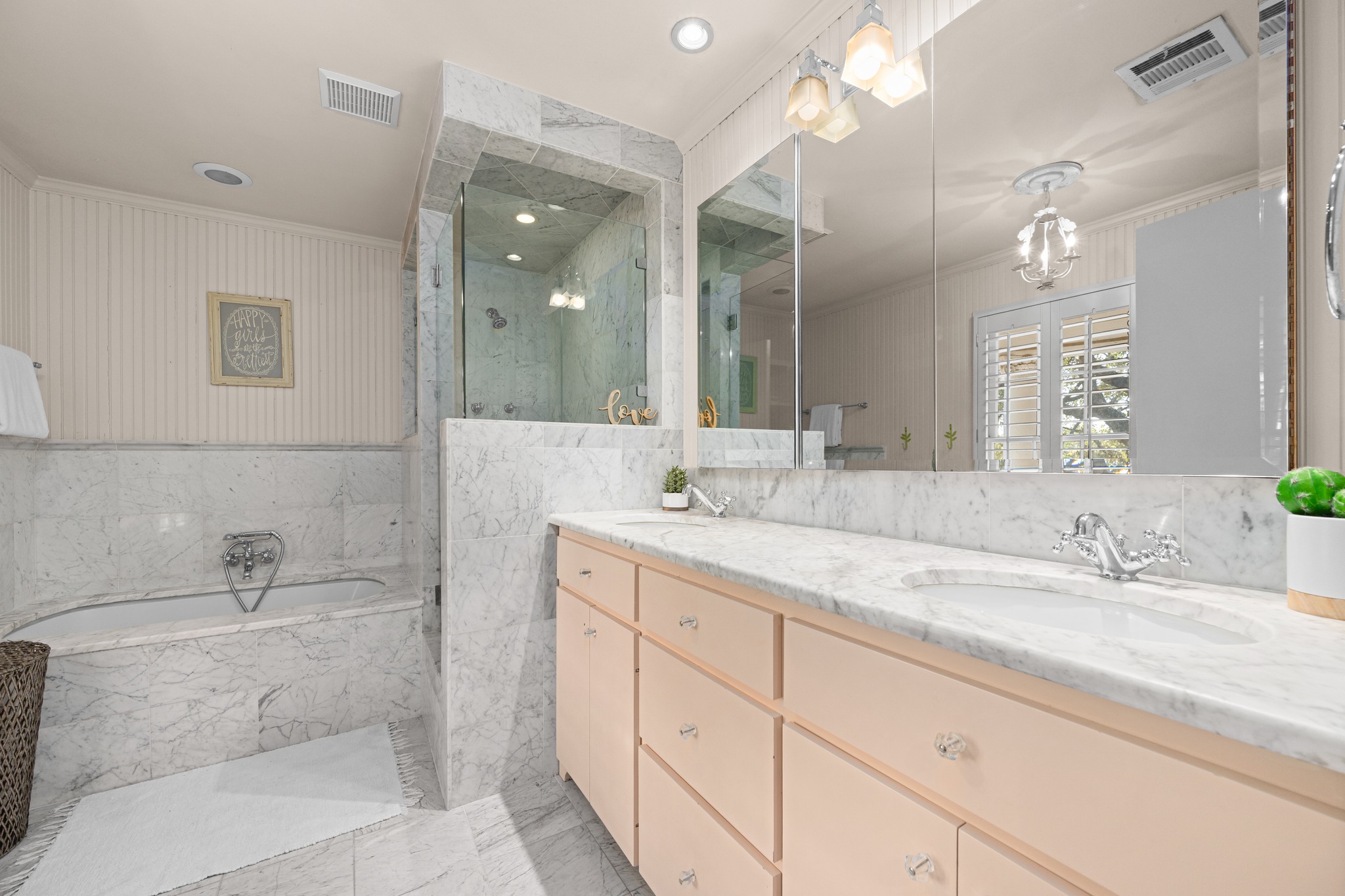 3100 Pecos Street Austin, TX 78703 - Photo 29 of 38 a bathroom with a sink and a mirror