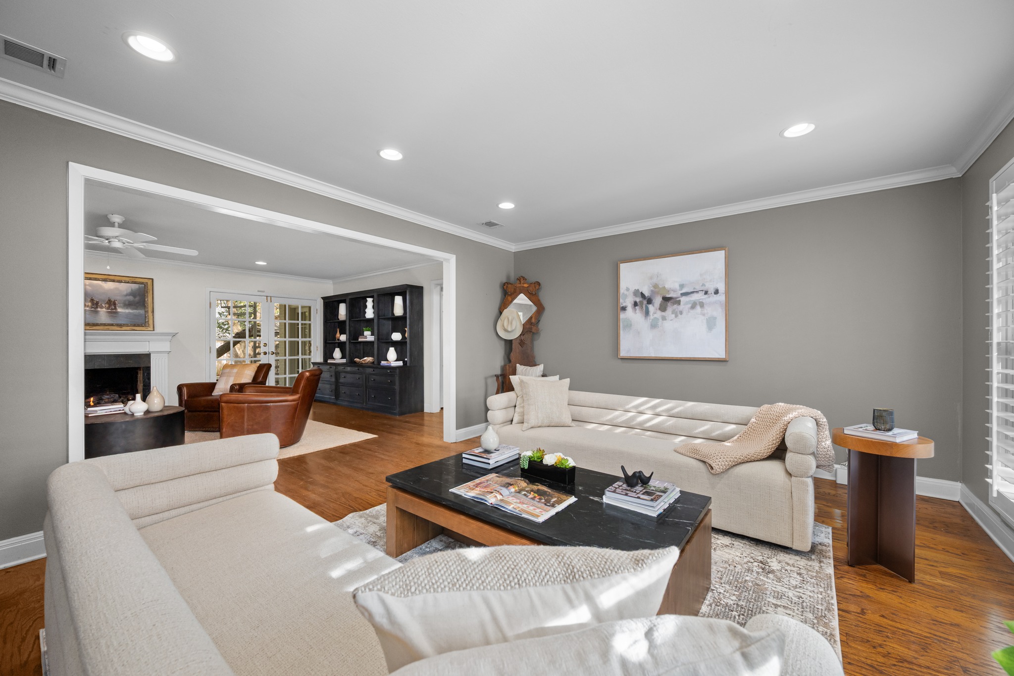 3100 Pecos Street Austin, TX 78703 - Photo 5 of 38 a living room with furniture and wooden floor