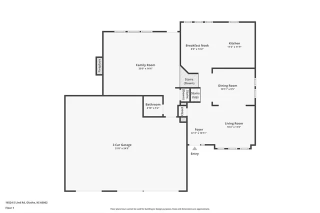 $500,000 | 16524 South Lind Road, Olathe, KS 66062