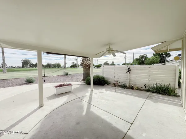 a view of a terrace