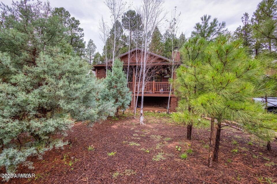 4800 West Tatanka Loop Show Low, AZ 85901 - Photo 24 of 36 a view of house with trees in the background