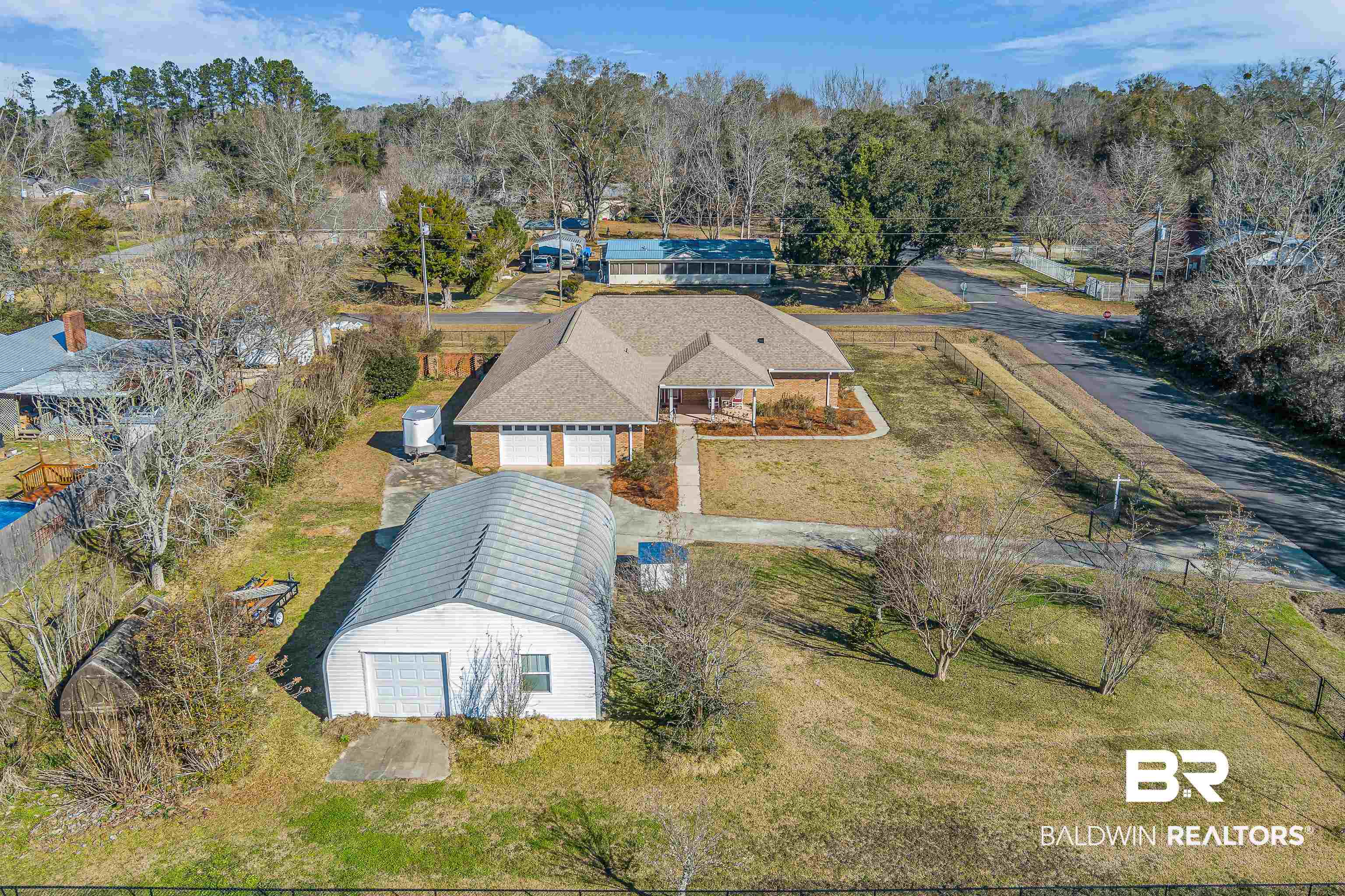 22095 8th Street Silverhill, AL 36576 - Photo 3 of 42 Aerial view