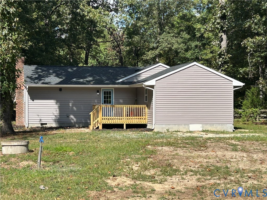 1024 Mill Road King William, VA 23086 - Photo 28 of 35 a house that has a small yard and large trees