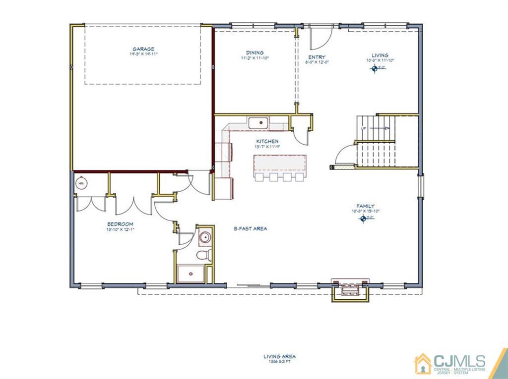 461 Old Post Road Edison, NJ 08817 - Photo 2 of 5 a picture of a bathroom with a white wall and a picture of the wall