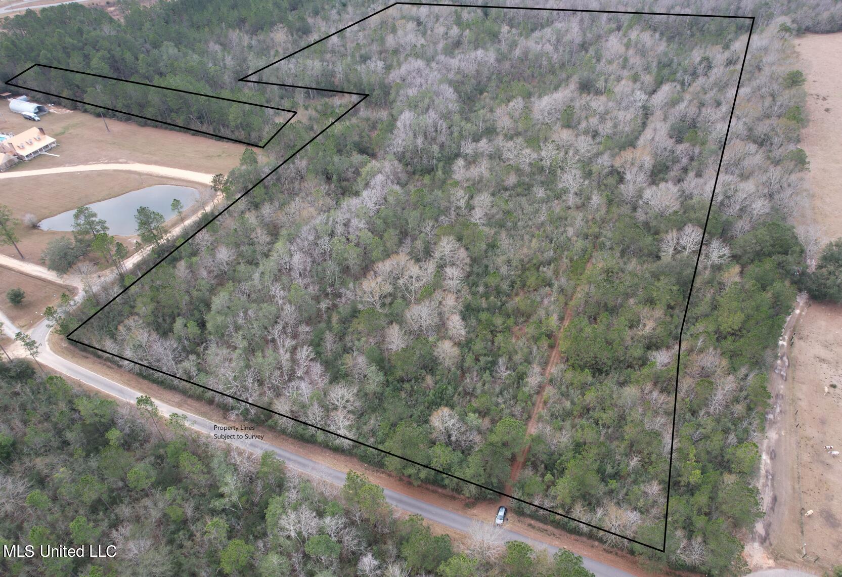 0 Spruce Street Kiln, MS 39556 - Photo 1 of 9 View of Property With Property Lines