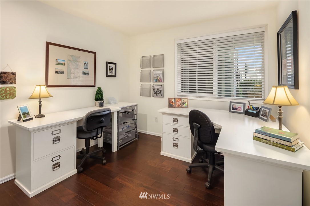 7581 Old Redmond Road, Unit 1 Redmond, WA 98052 - Photo 15 of 19 a view of a workspace with furniture and a window