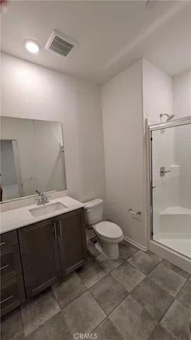 a view of small space with racks on the wall