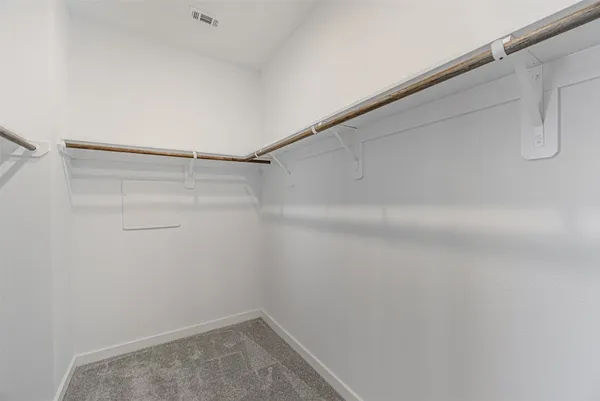 a small space with a empty space