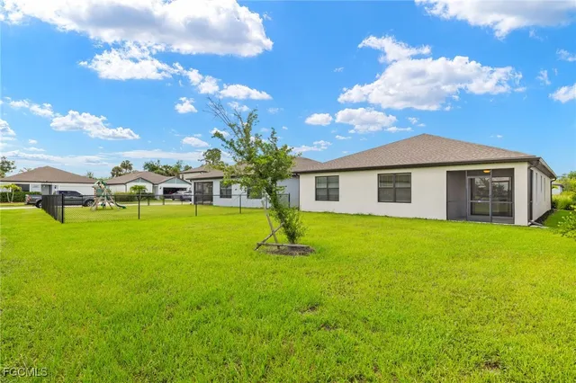 a view of a lake with a city