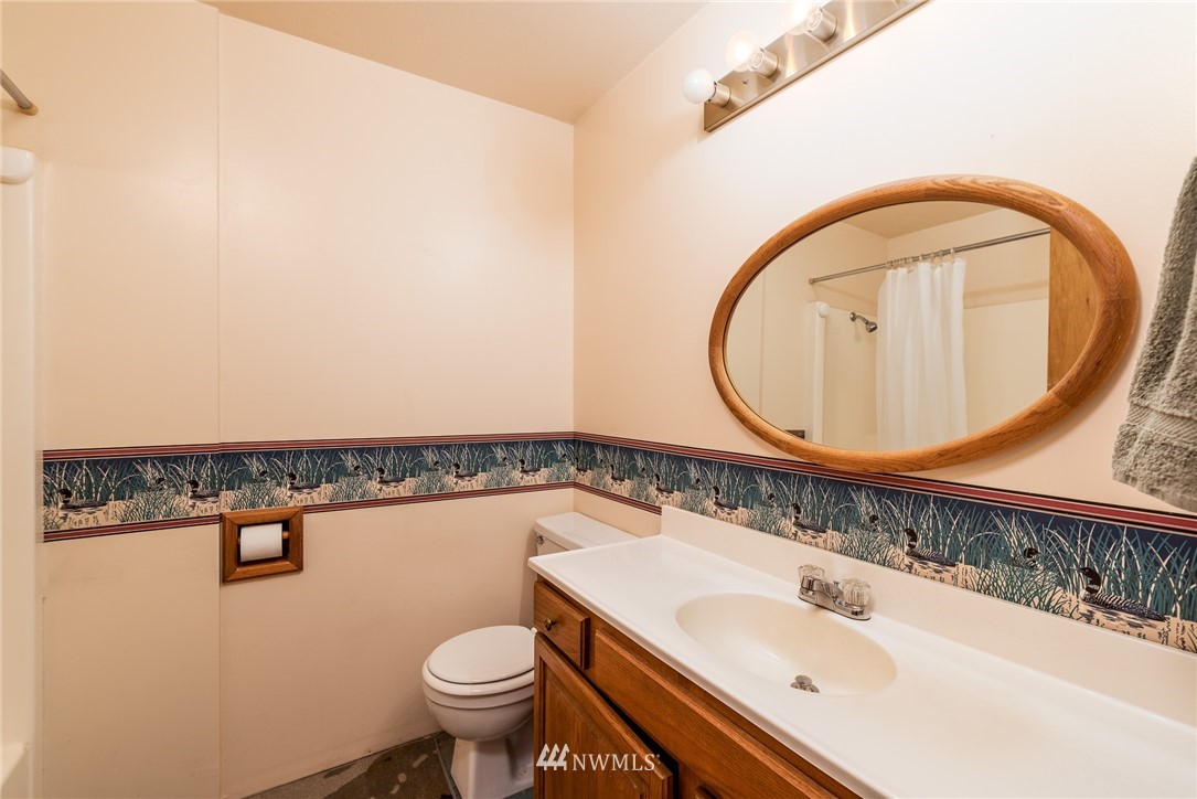 6130 North Fork Road Deming, WA 98244 - Photo 15 of 22 a bathroom with a sink and a mirror