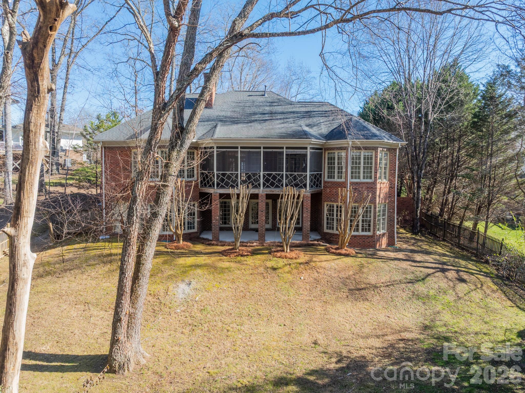 316 Kimberly Road Davidson, NC 28036 - Photo 33 of 37 a view of a house with backyard and sitting area