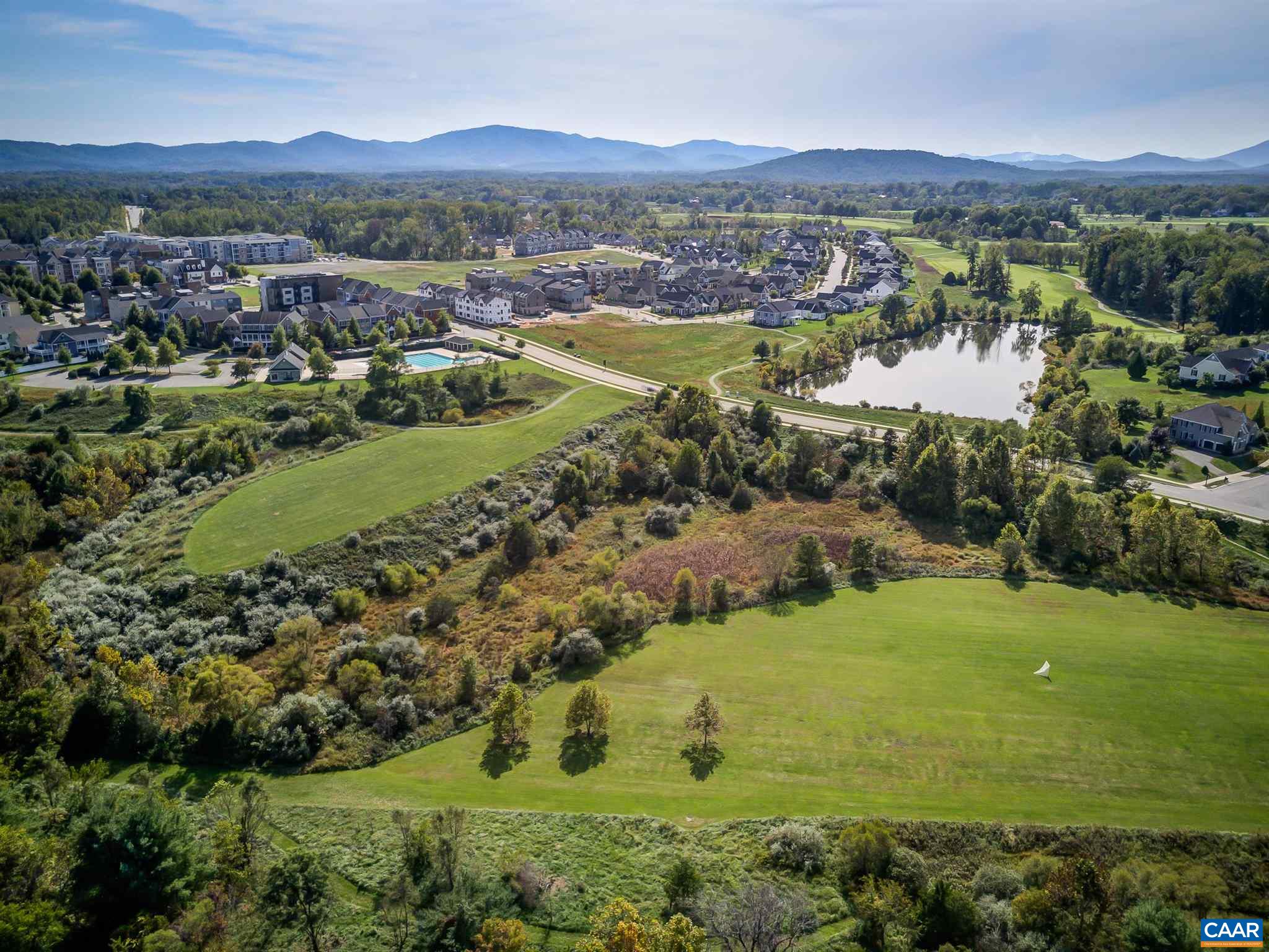 5047 Brook View Road Crozet, VA 22932 - Photo 41 of 68 an aerial view of residential houses with outdoor space and river
