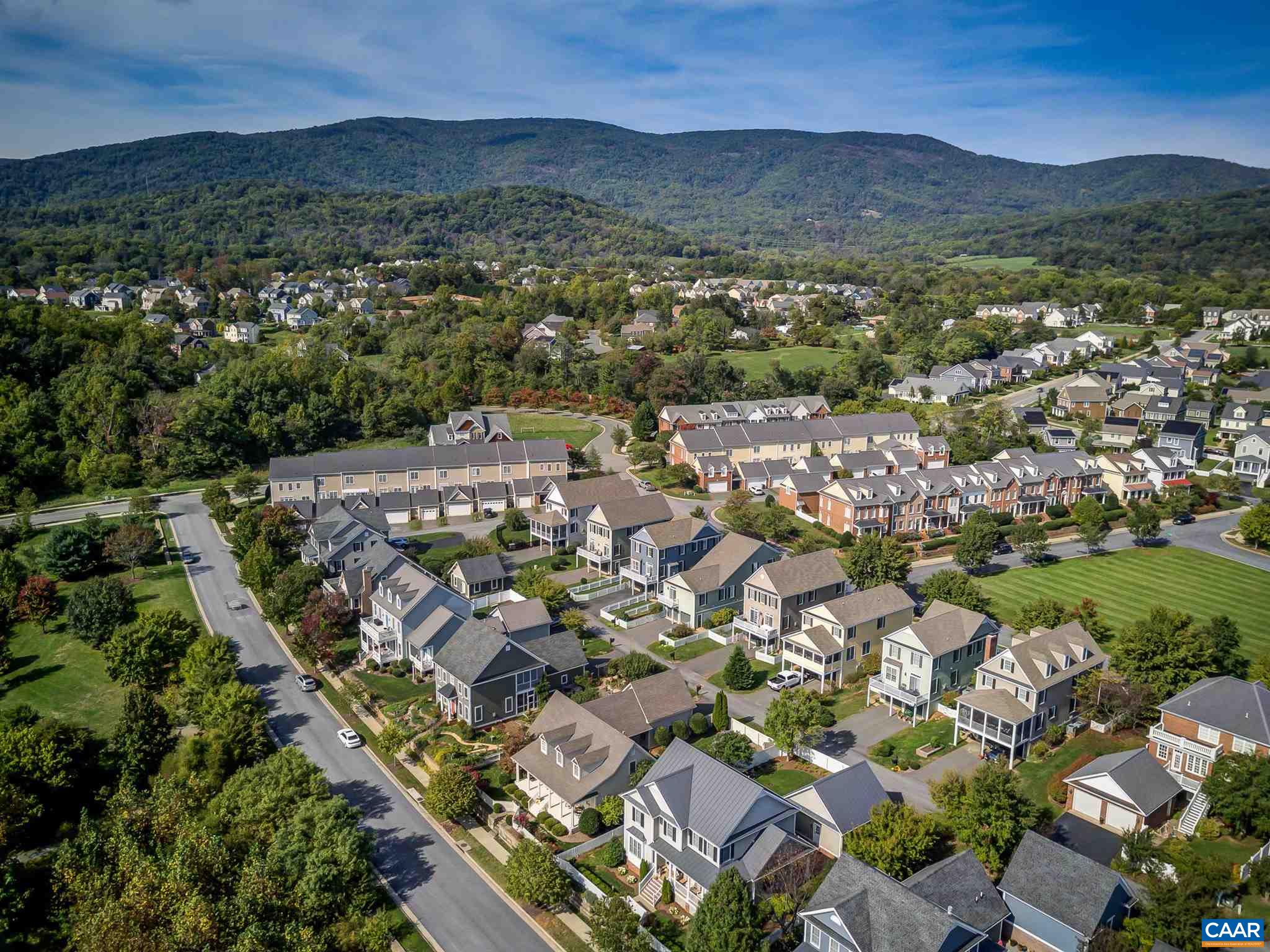 5047 Brook View Road Crozet, VA 22932 - Photo 42 of 68 an aerial view of residential houses with outdoor space and trees