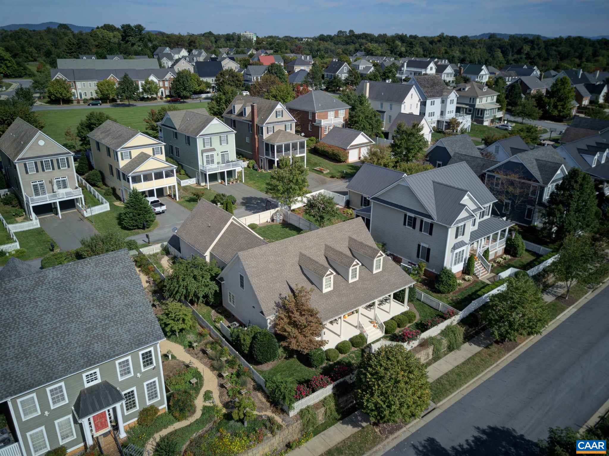 5047 Brook View Road Crozet, VA 22932 - Photo 45 of 68 an aerial view of residential houses with outdoor space