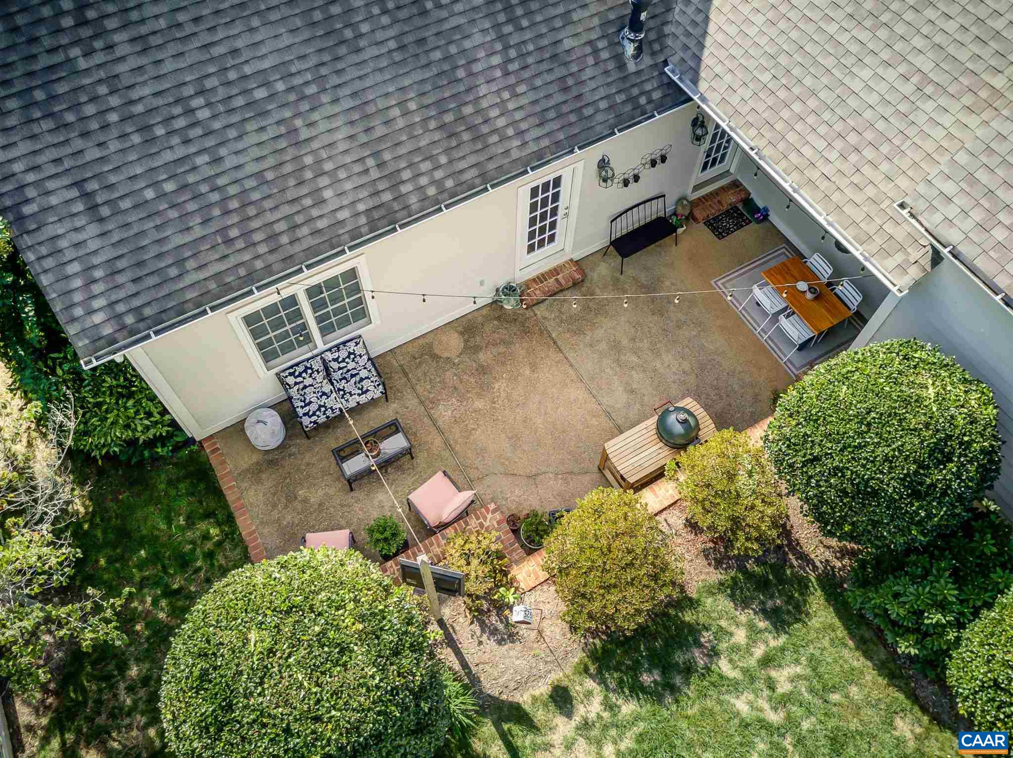 5047 Brook View Road Crozet, VA 22932 - Photo 56 of 68 an aerial view of a house with a yard and outdoor seating