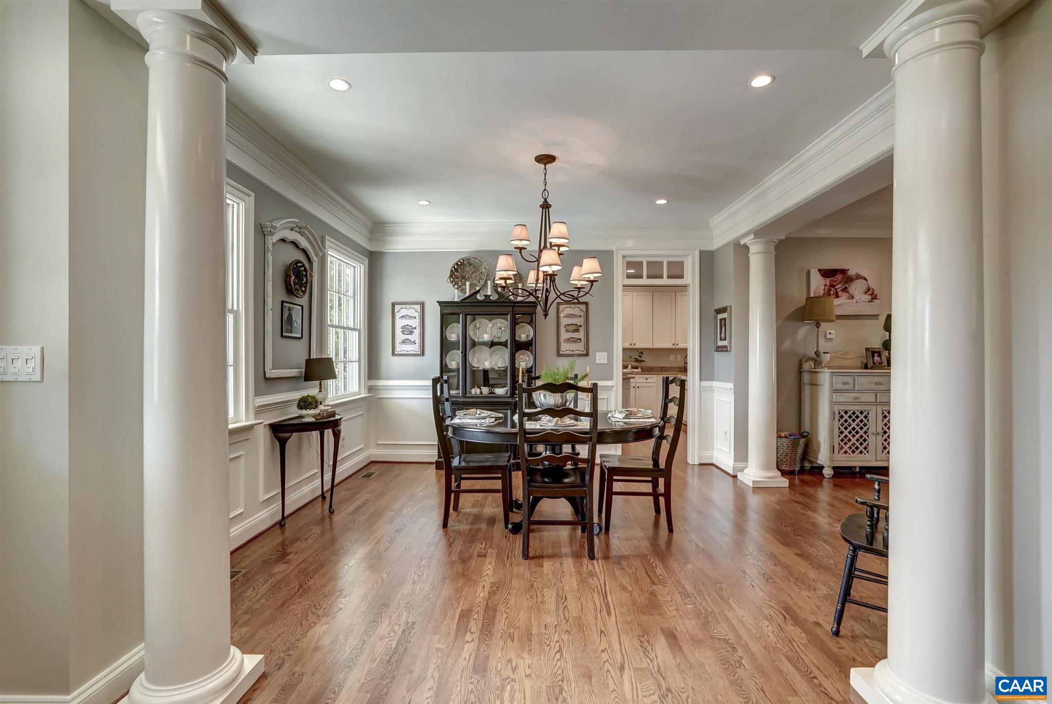 5047 Brook View Road Crozet, VA 22932 - Photo 7 of 68 a view of a dining room with furniture and wooden floor