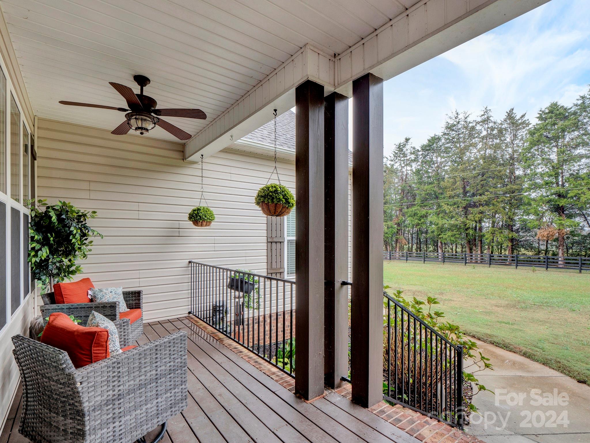 1854 State Rd S-46-168 York, SC 29745 - Photo 4 of 46 a view of a porch with furniture and garden