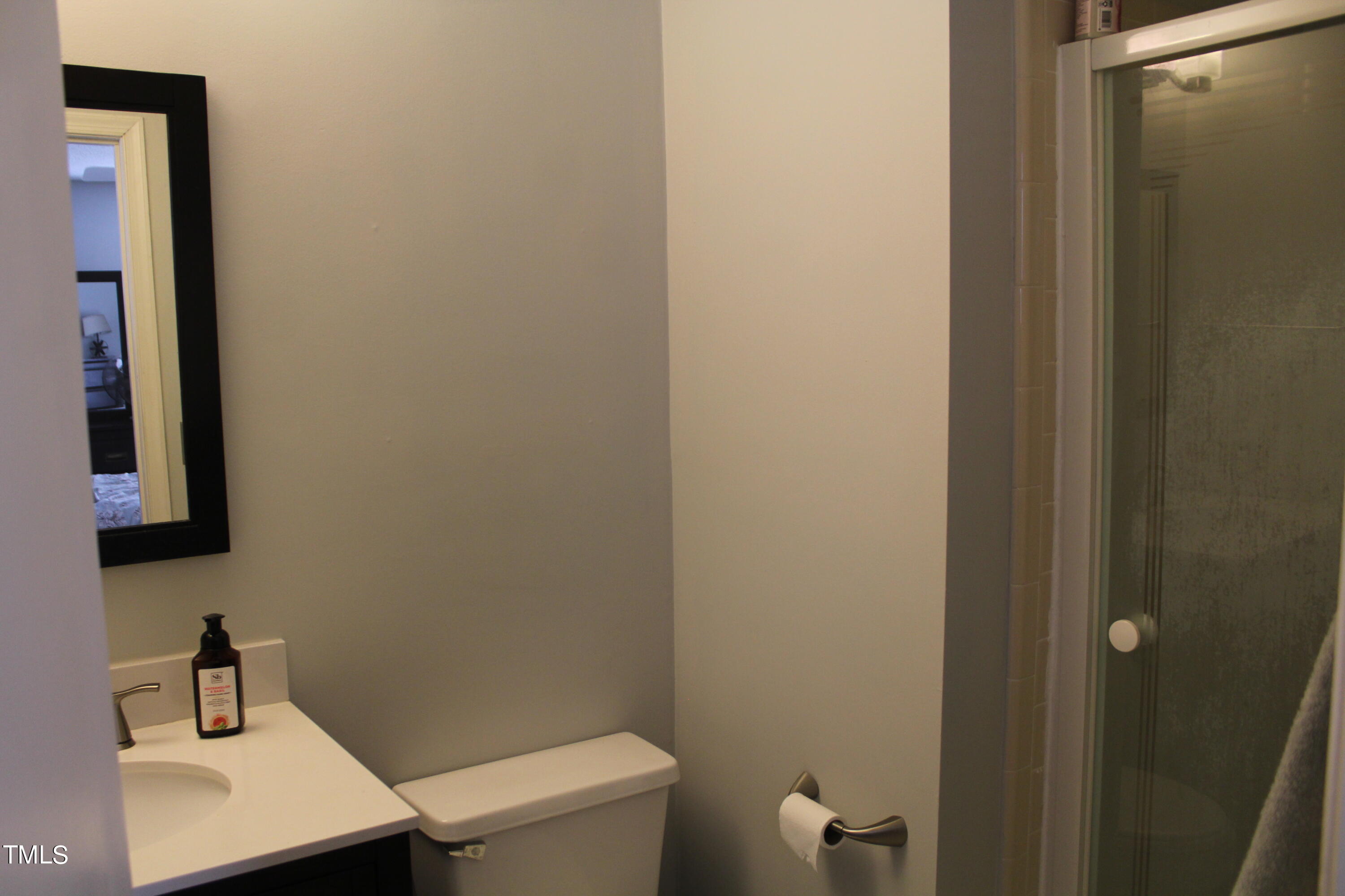 3508 Morningside Drive Raleigh, NC 27607 - Photo 33 of 58 a bathroom with a sink a toilet and a mirror
