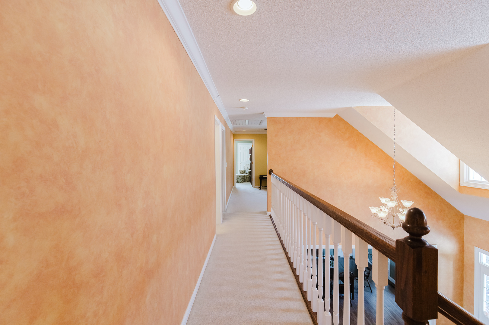 4996 Andrew Road Marion, IL 62959 - Photo 48 of 85 a view of a hallway with wooden floor and stairs