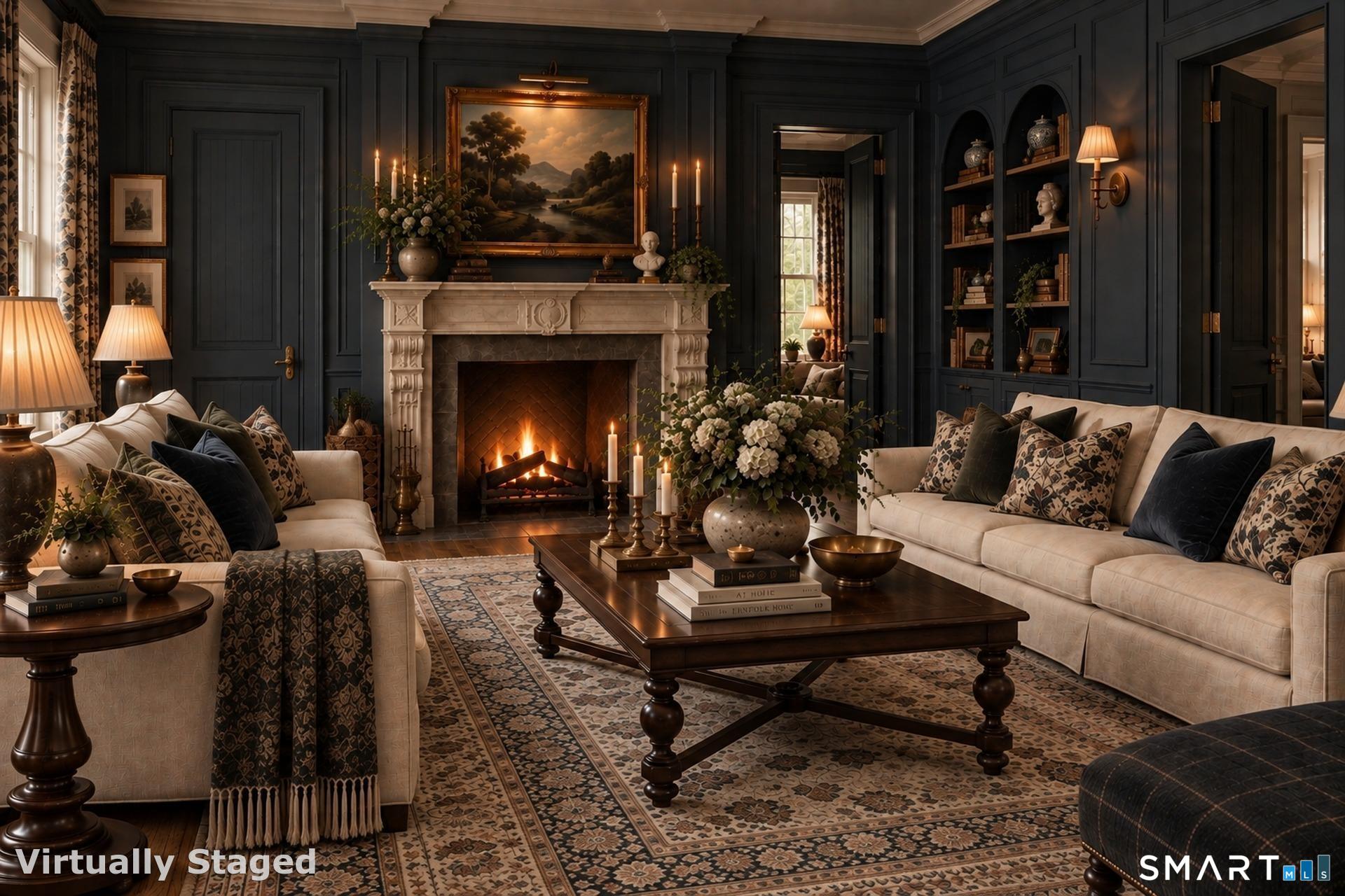357 Wrights Crossing Road Pomfret, CT 06259 - Photo 11 of 40 Conceptual Rendering of Living Room