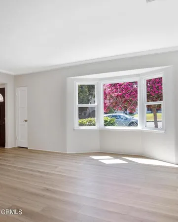 a view of an empty room with window