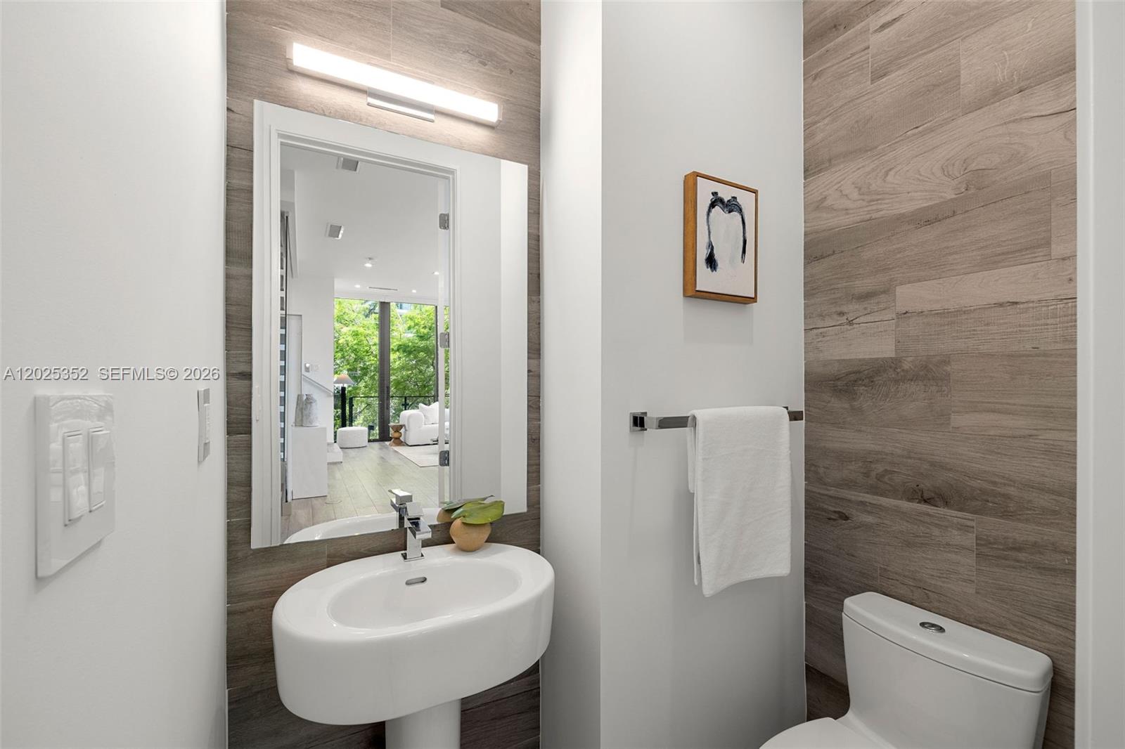 1525 Bay Road Miami Beach, FL 33139 - Photo 11 of 45 Powder Bathroom - Second Floor off Kitchen