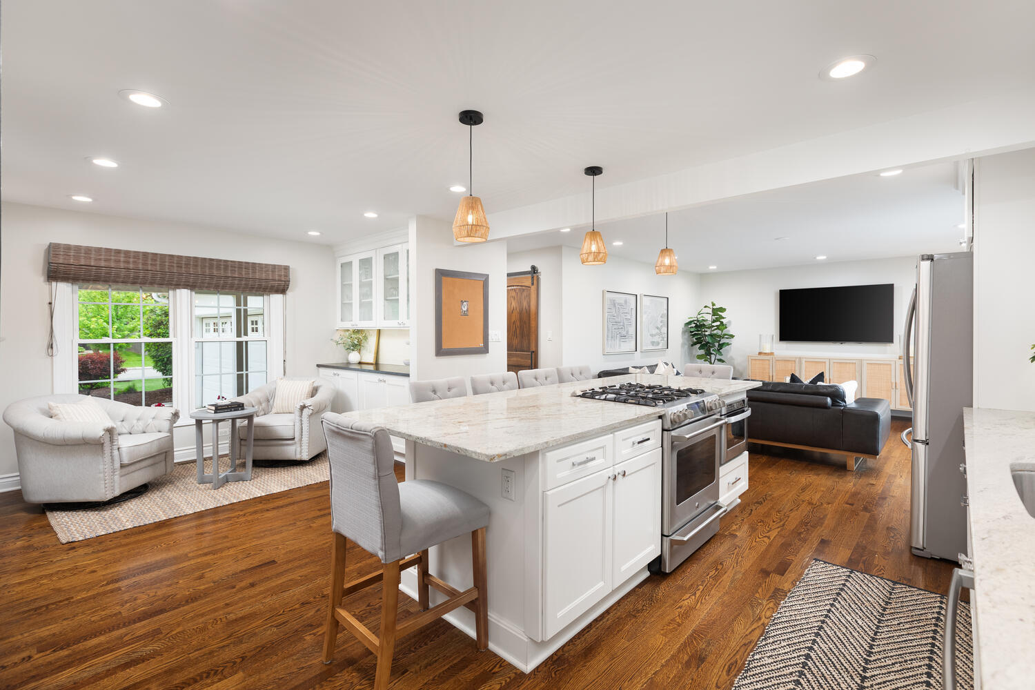 2S151 Stratford Road Glen Ellyn, IL 60137 - Photo 14 of 48 a kitchen with a stove and a wooden floors