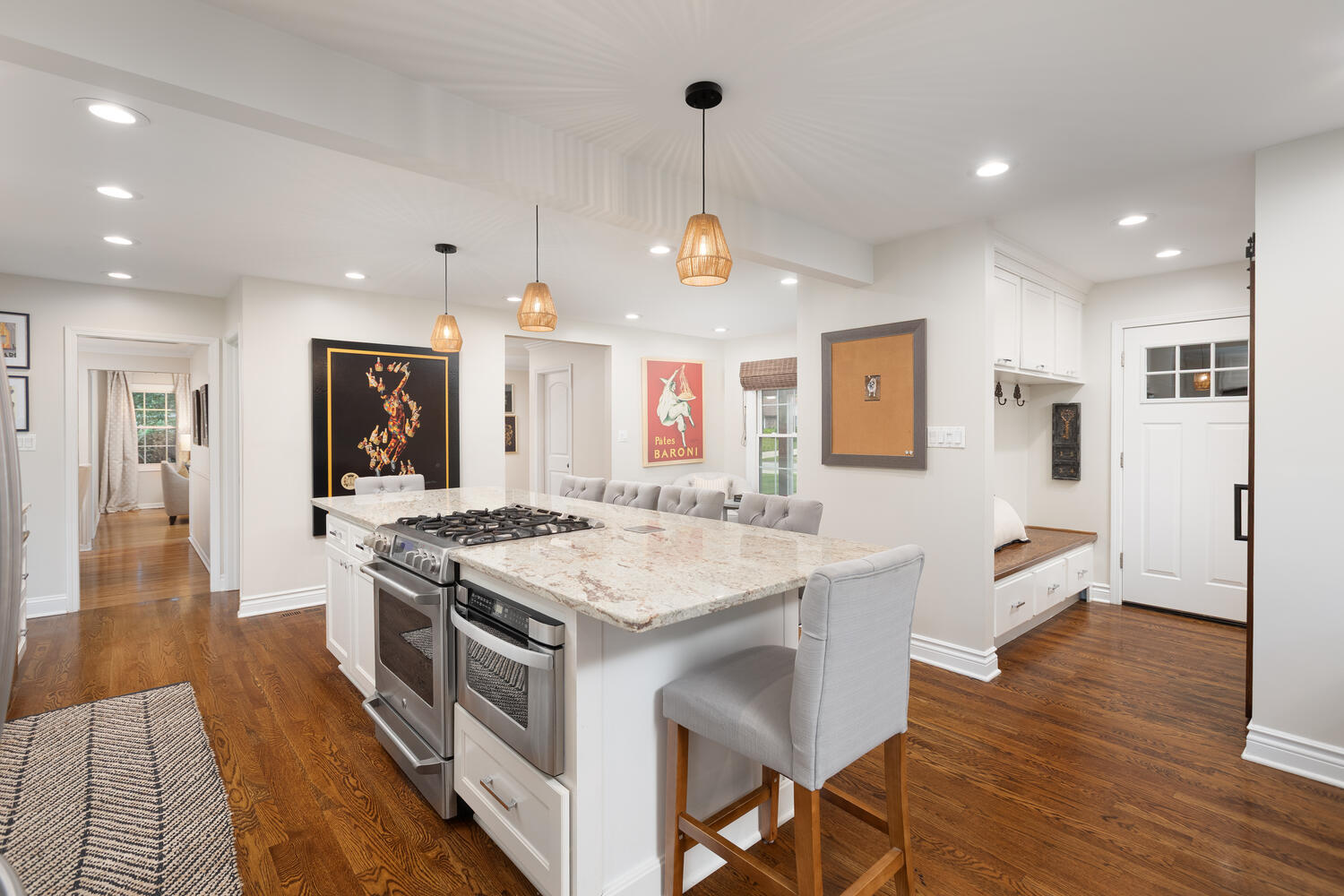 2S151 Stratford Road Glen Ellyn, IL 60137 - Photo 16 of 48 a kitchen with stainless steel appliances granite countertop a stove and refrigerator