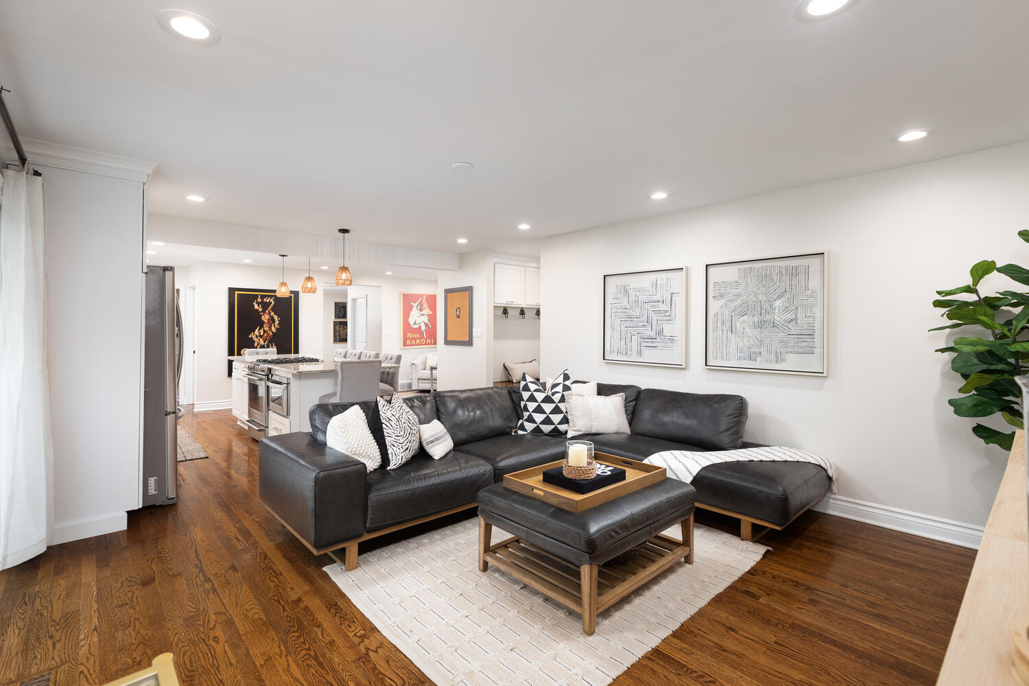 2S151 Stratford Road Glen Ellyn, IL 60137 - Photo 19 of 48 a living room with furniture and a wooden floor