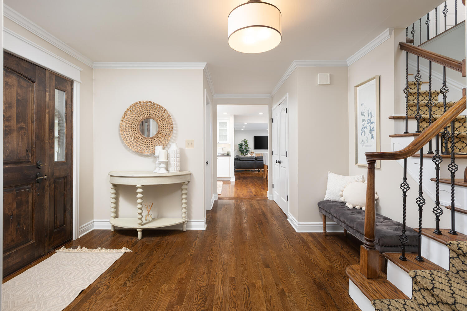 2S151 Stratford Road Glen Ellyn, IL 60137 - Photo 27 of 48 a living room with furniture and a fireplace