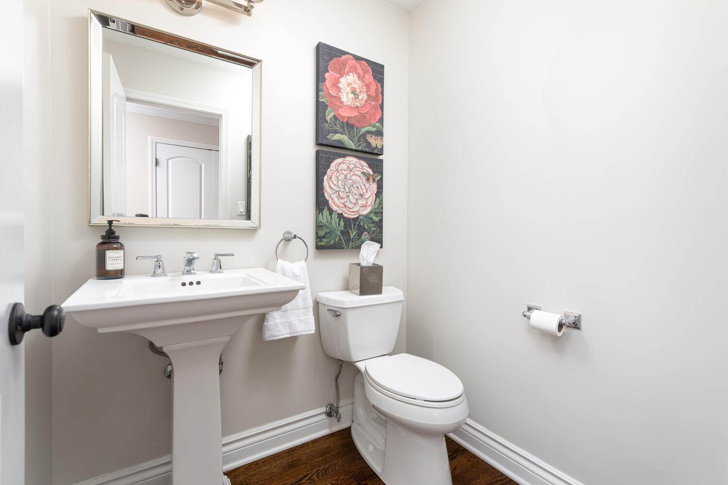 2S151 Stratford Road Glen Ellyn, IL 60137 - Photo 28 of 48 a bathroom with a sink a toilet and mirror