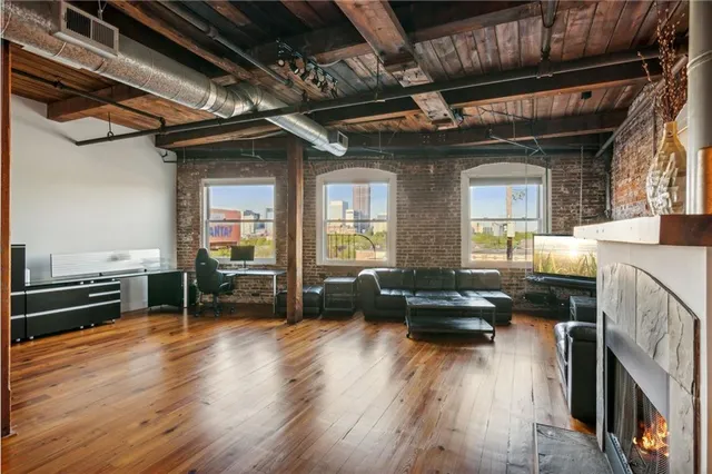 a window of a house with yard