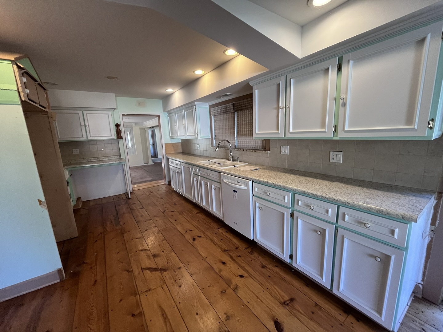 1700 Forest Avenue Des Plaines, IL 60018 - Photo 12 of 20 a kitchen with granite countertop wooden cabinets a sink and dishwasher