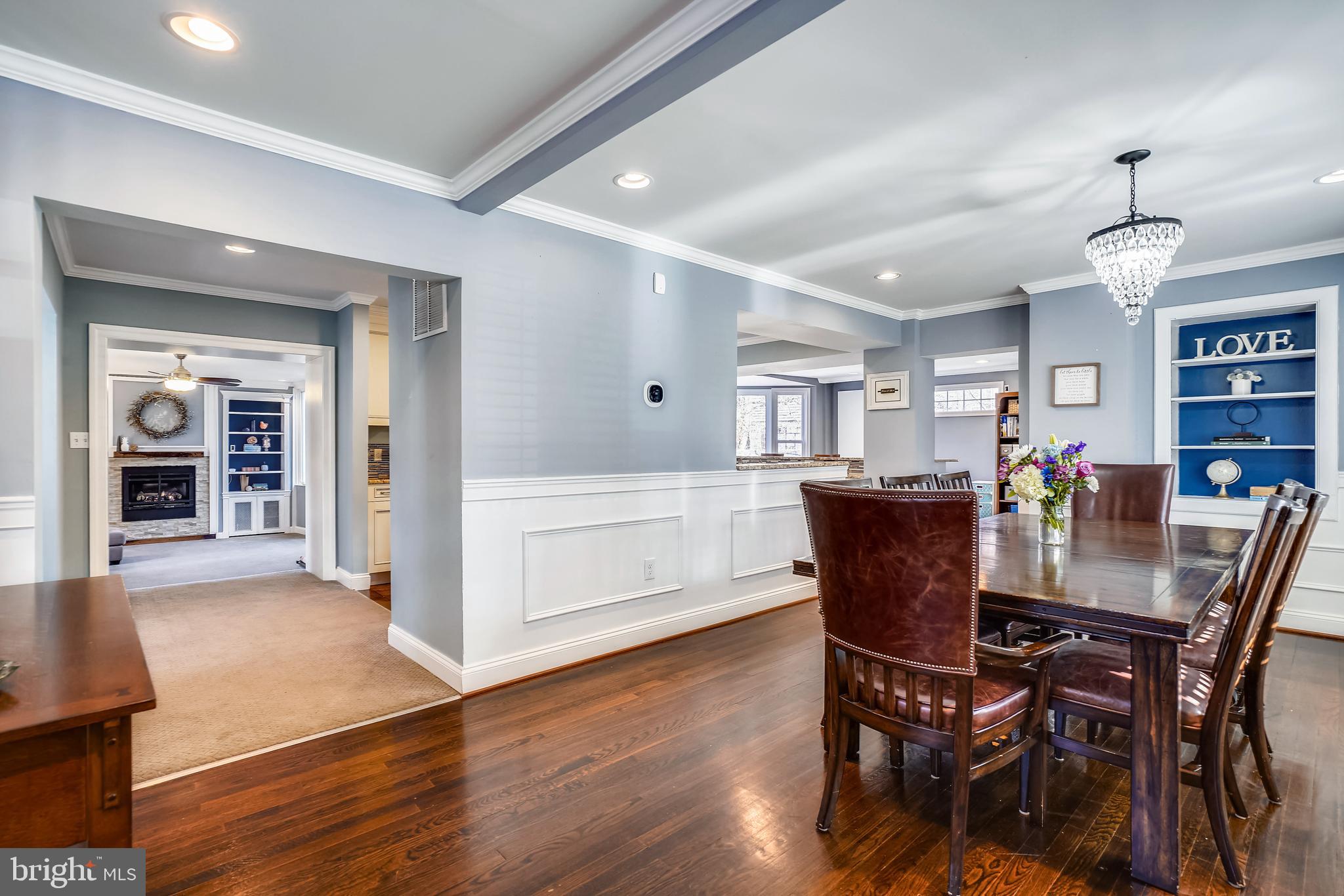818 Ridgeleigh Road Baltimore, MD 21212 - Photo 5 of 68 Dining room is open to kitchen and family room