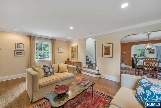 955 Hillcrest Road Ridgewood, NJ 07450 - Photo 8 of 50 a living room with furniture and a table