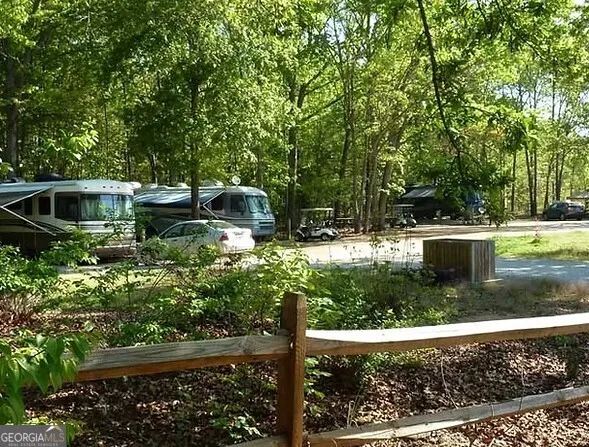 a view of a small yard